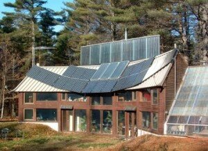 PV Solar Panels on Metal Roof