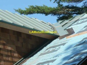 standing seam metal roof valley flashing installation