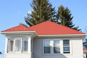 steel shingles roof